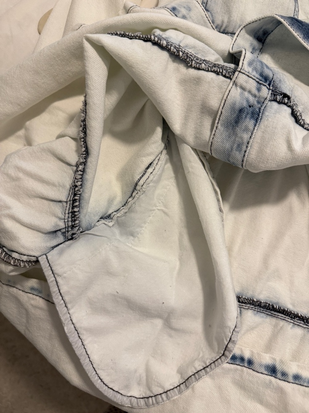 Free People Nicole Shirt Dress Long Sleeve Washed Denim - size Medium - Picture 8 of 9